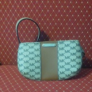 Michael Kors Signature Brown and Tan Waist Bag